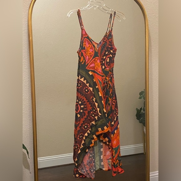 FARM Rio for Anthropologie Hanky Wrap Midi Dress Size S - Picture 10 of 12